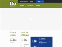 Tablet Screenshot of lkseguridad.com